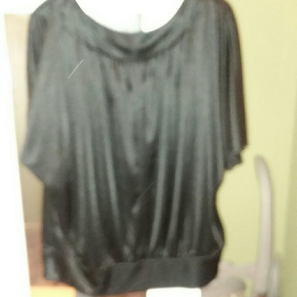 Polyester blouse black